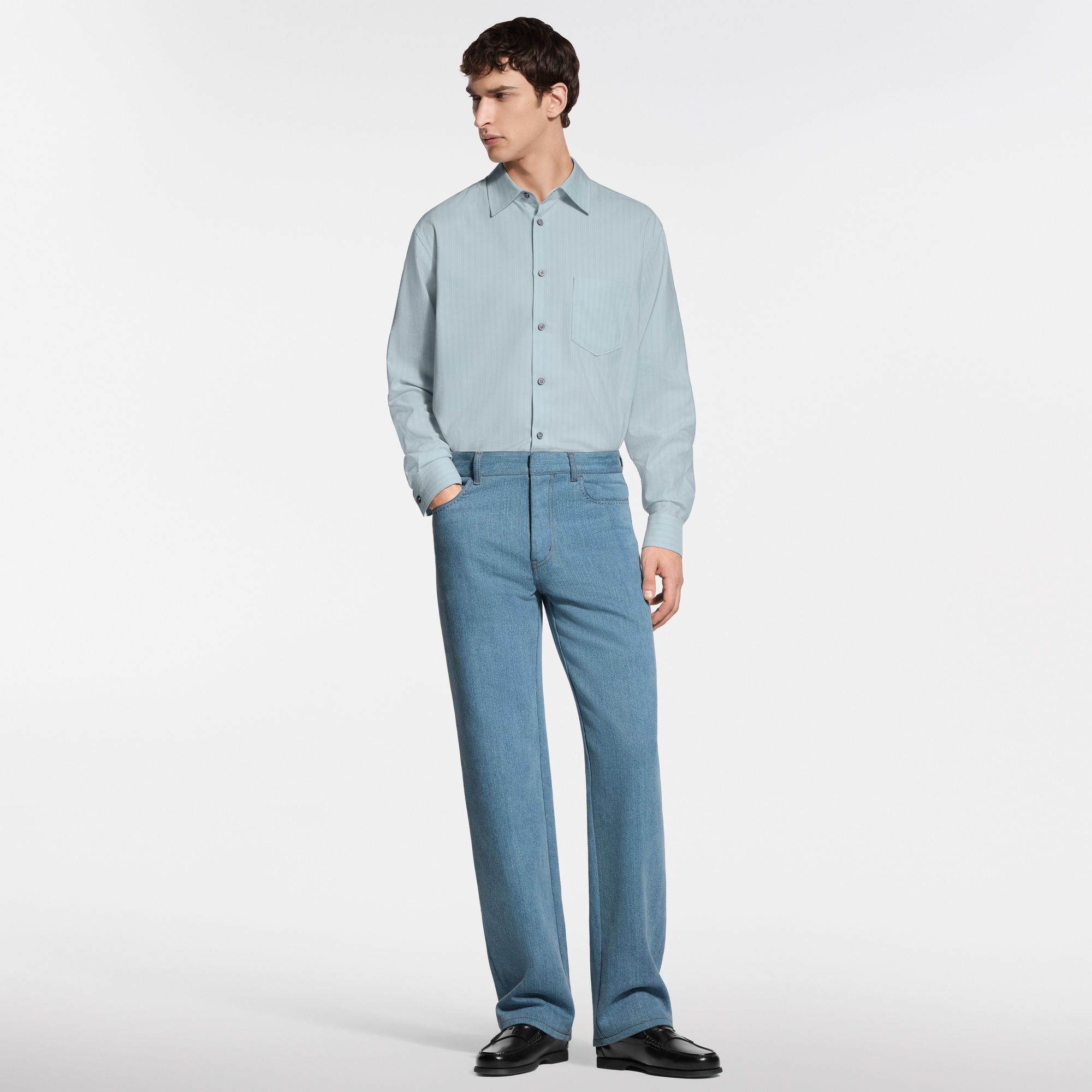 シルクブレンド デニムパンツ ｜ルイ・ヴィトン 公式サイト - 1AJSK5